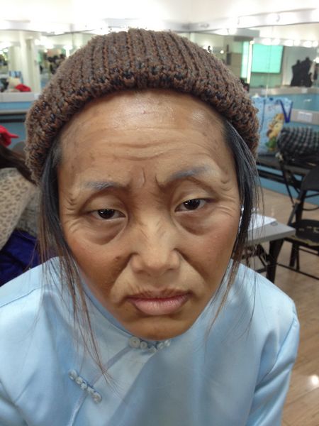 高级形象设计师研修班上课花絮?老年妆