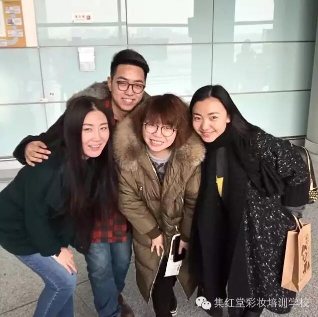 集红堂彩妆日本好莱坞大学游学团今日启程