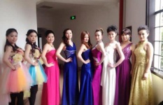 集红堂彩妆三八节南京市市级机关服装表演化妆造型