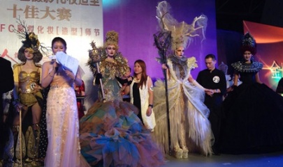 姚姝校长担任第七届全国十佳化妆造型大赛评委