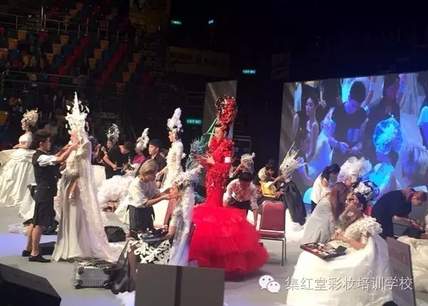 第四十届亚洲化妆大赛集红堂选手为中国队再添一枚奖牌