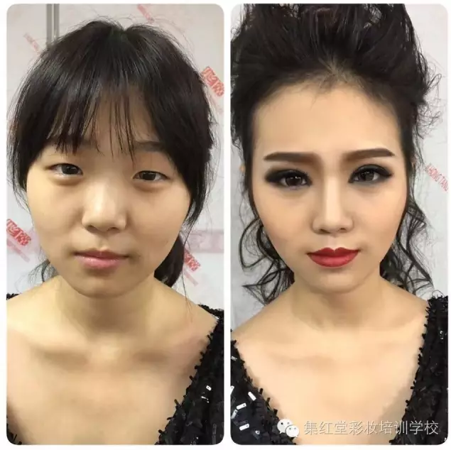 您以为韩国的整容很NB吗？那是您没有来过集红堂彩妆学校，这里的化妆师才是大神~~~