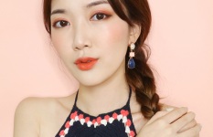 一款让你女人味爆表的橘色系妆容