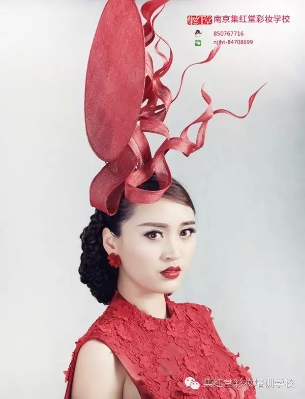 第四十届亚洲化妆大赛集红堂选手为中国队再添一枚奖牌