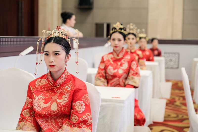 我校承办第二届南京市乡土人才传统技艺技能大赛美容美妆比赛